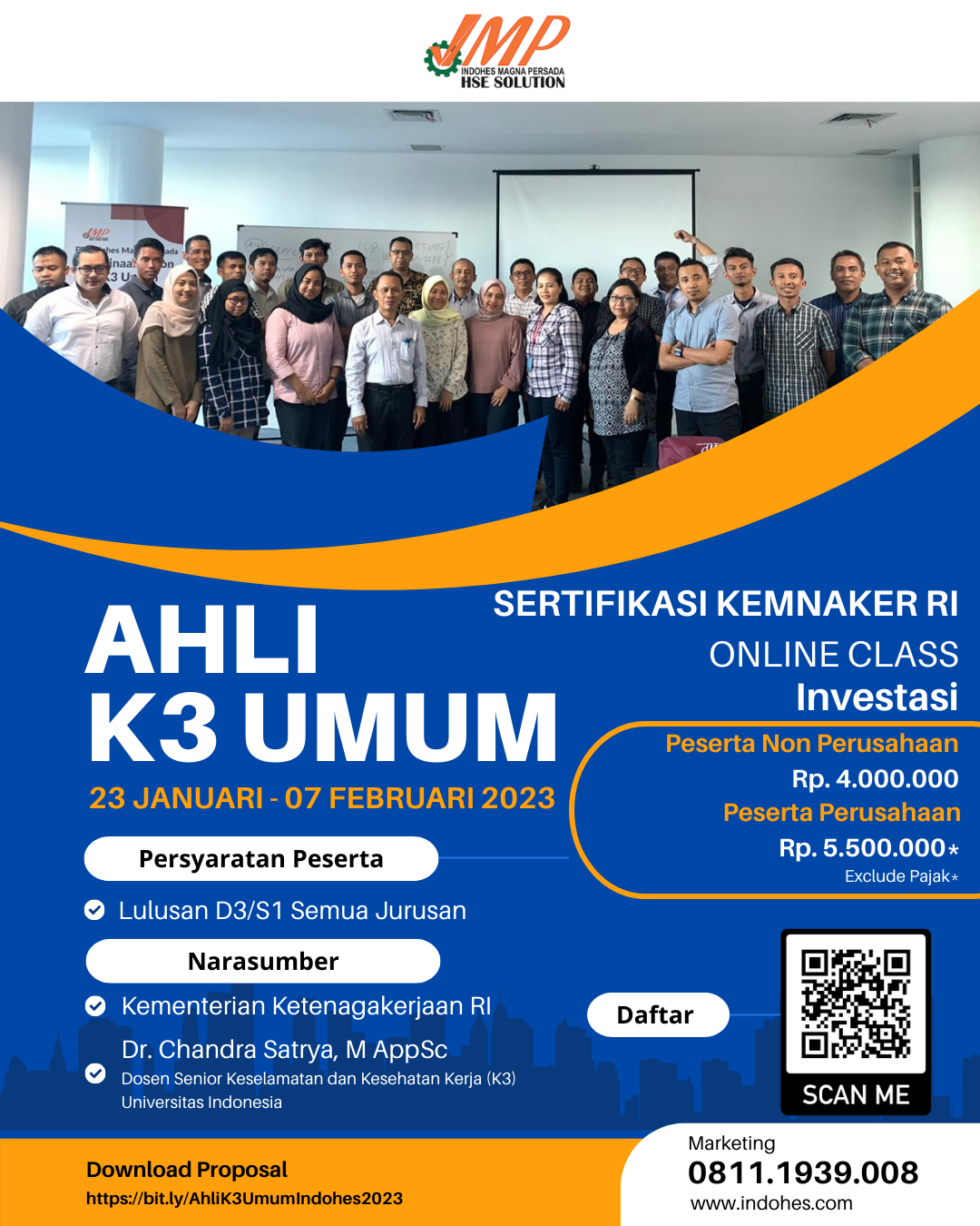 Confirm Running - Pelatihan Ahli K3 Umum Kemnaker RI