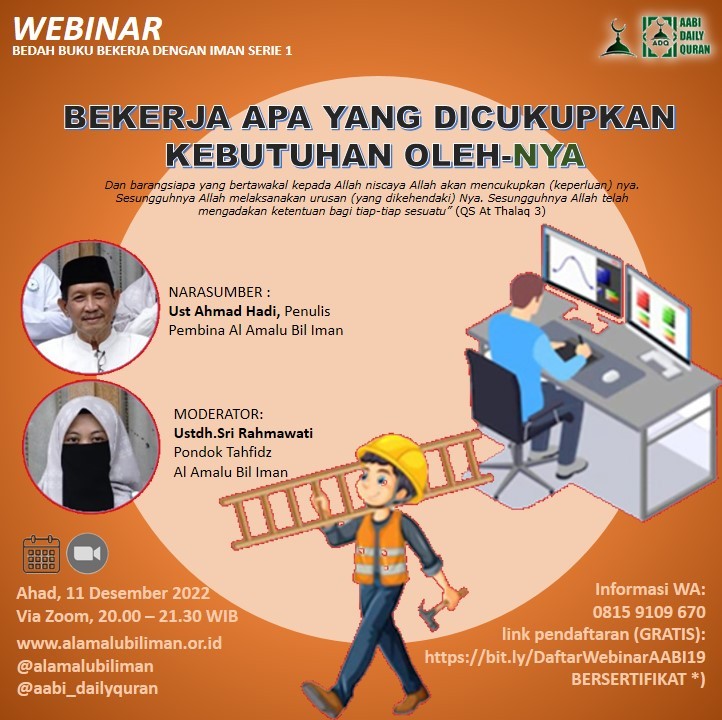 Bedah Buku: Bekerja Apa yang dicukupkan oleh-Nya