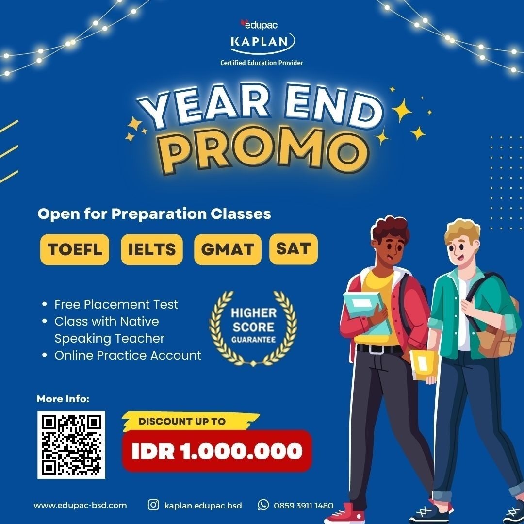 BIG PROMO dari Kaplan Edupac BSD!