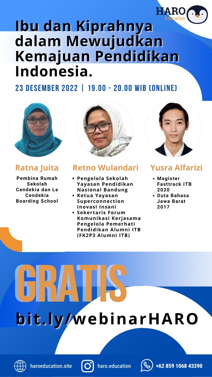 Ibu dan Kiprahnya dalam Mewujudkan Kemajuan Pendidikan Indonesia 