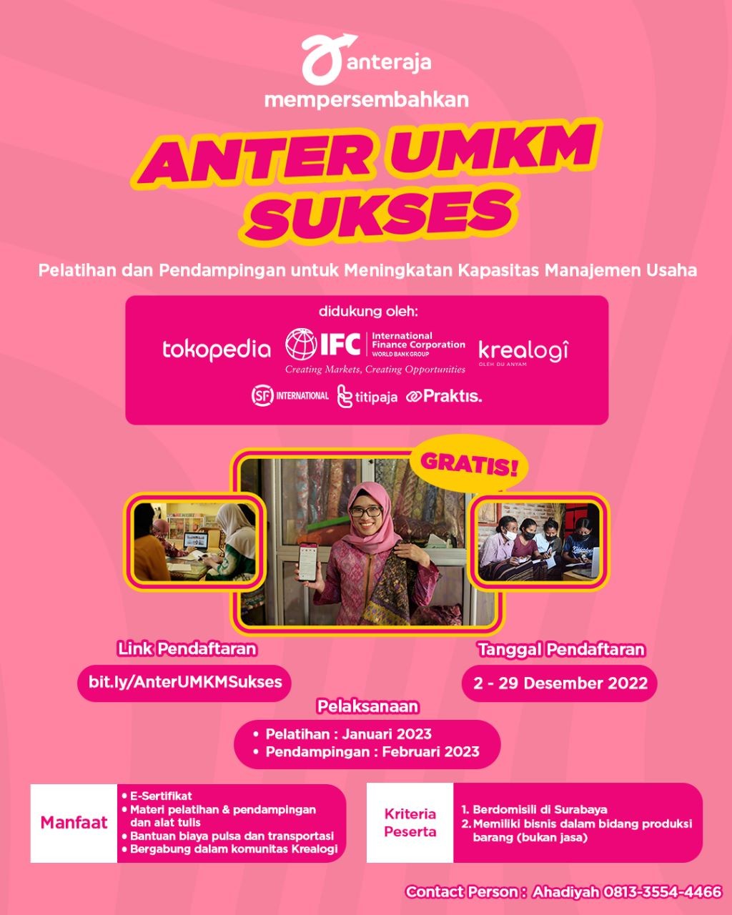 Pelatihan Anter UMKM Sukses