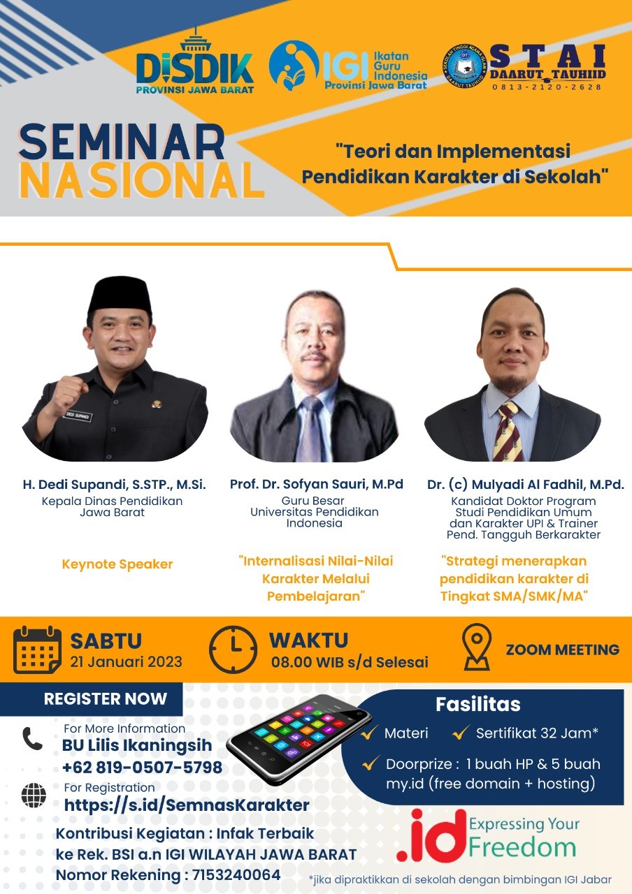 Teori dan Implementasi Pendidikan Karakter di Sekolah