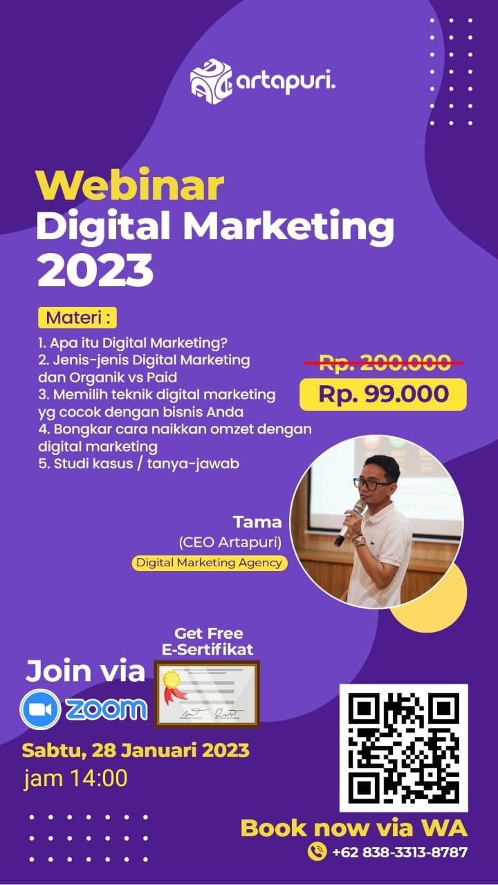 Webinar Digital Marketing 2023