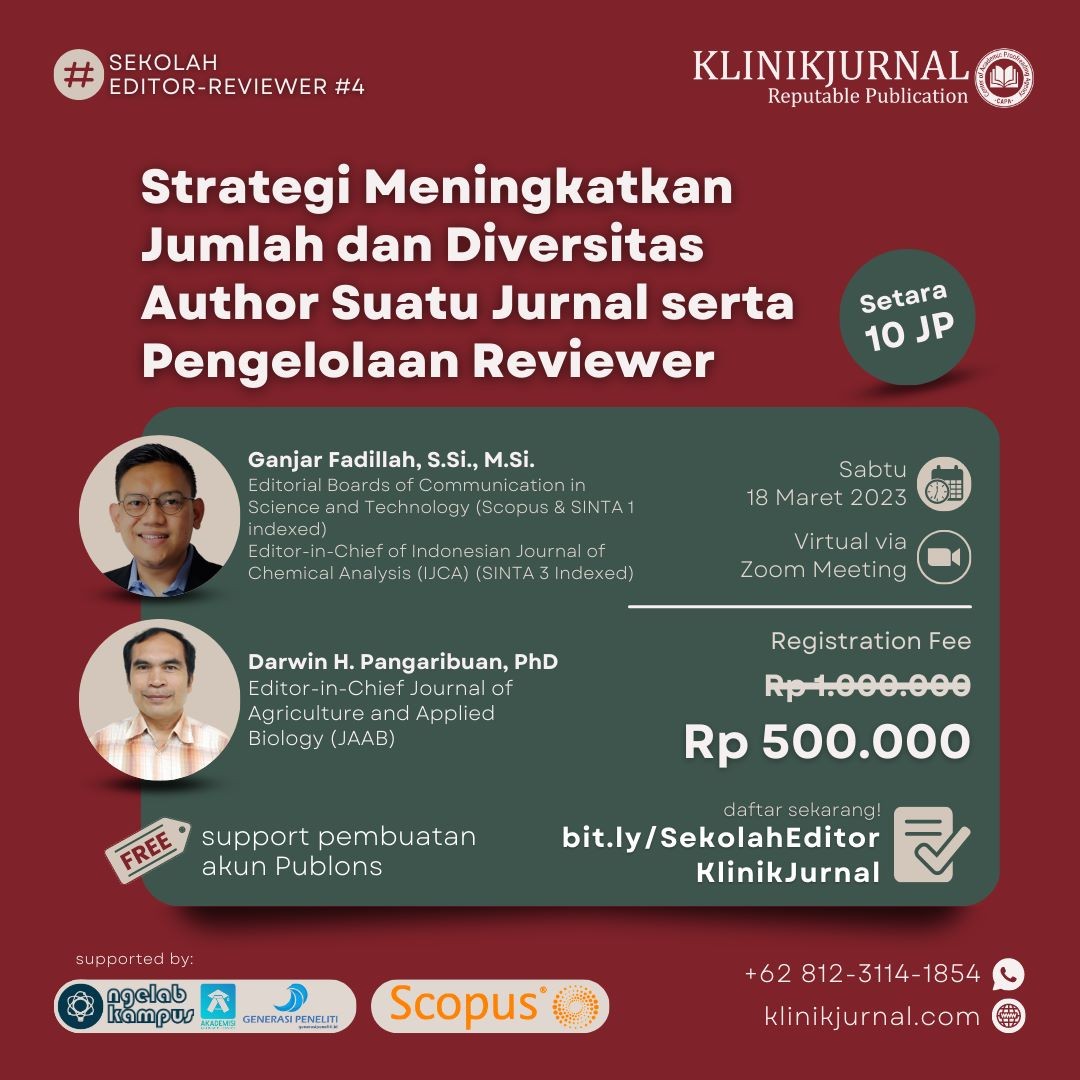Strategi Meningkatkan Jumlah dan Diservitas Author Suatu Jurnal 