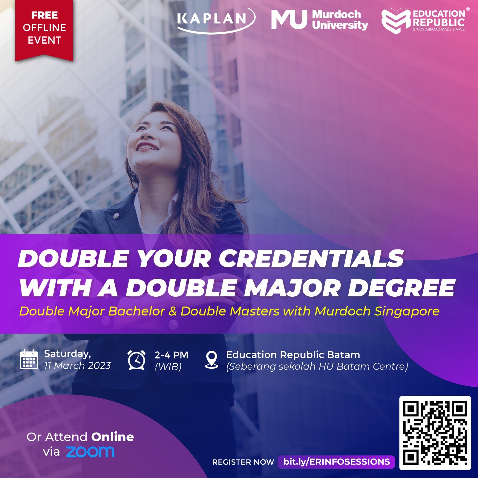 Double Major and Get Your Double Masters in Murdoch