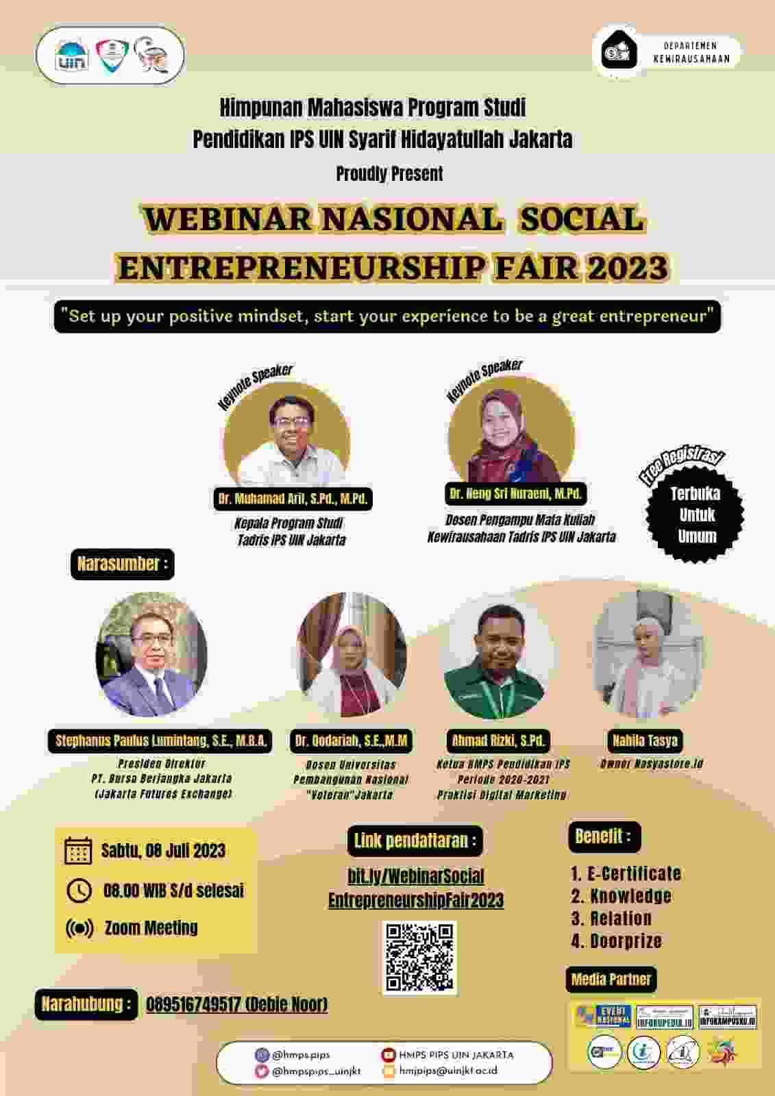 Webinar Nasional Social Entrepreneurship 2023 