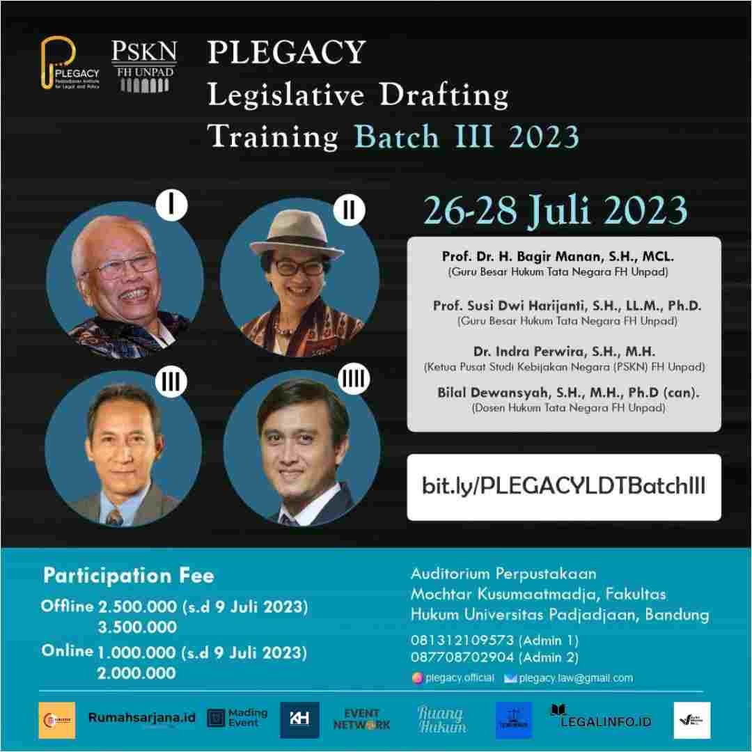 Legislative Drafting Training 