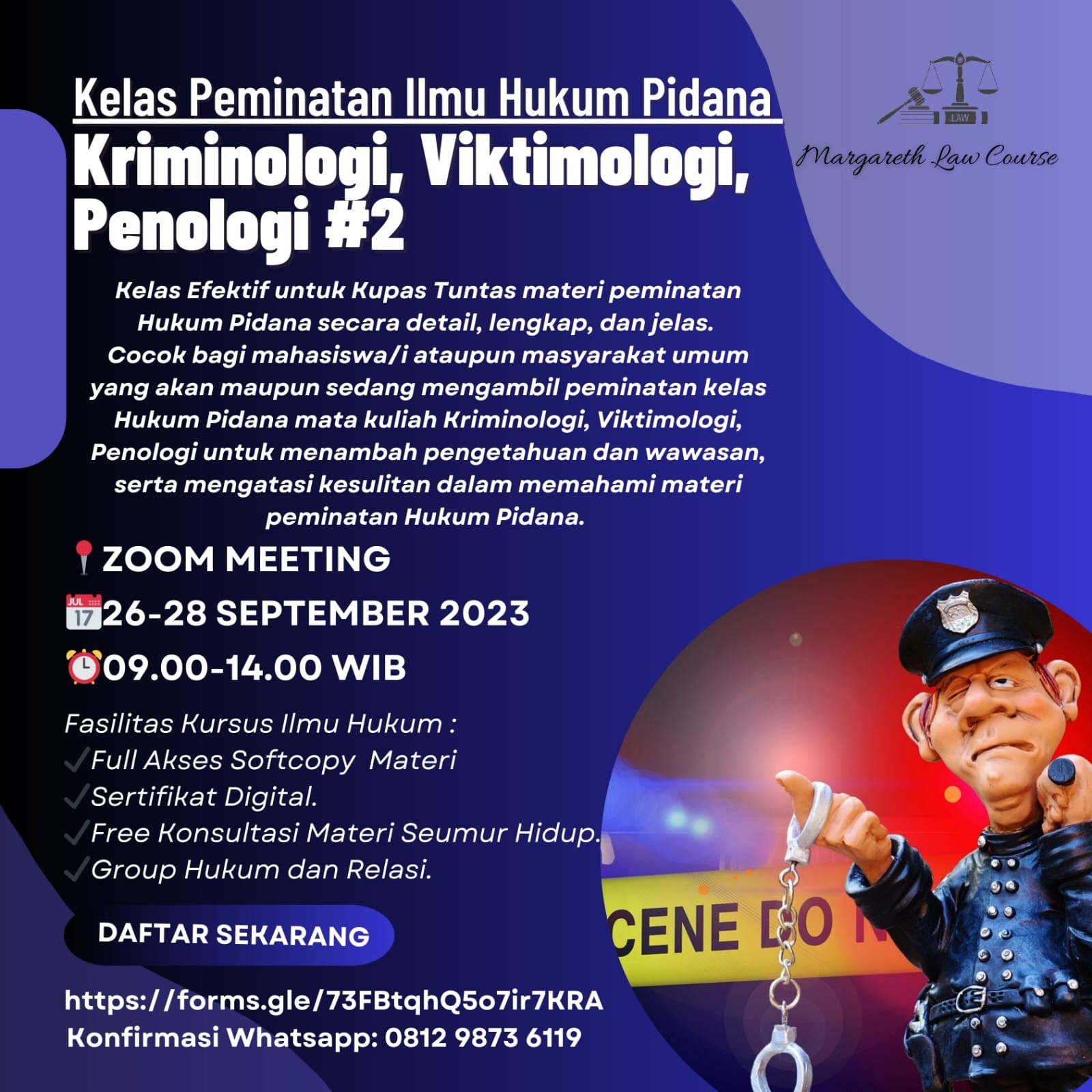 Kelas Peminatan Ilmu Hukum Pidana #2