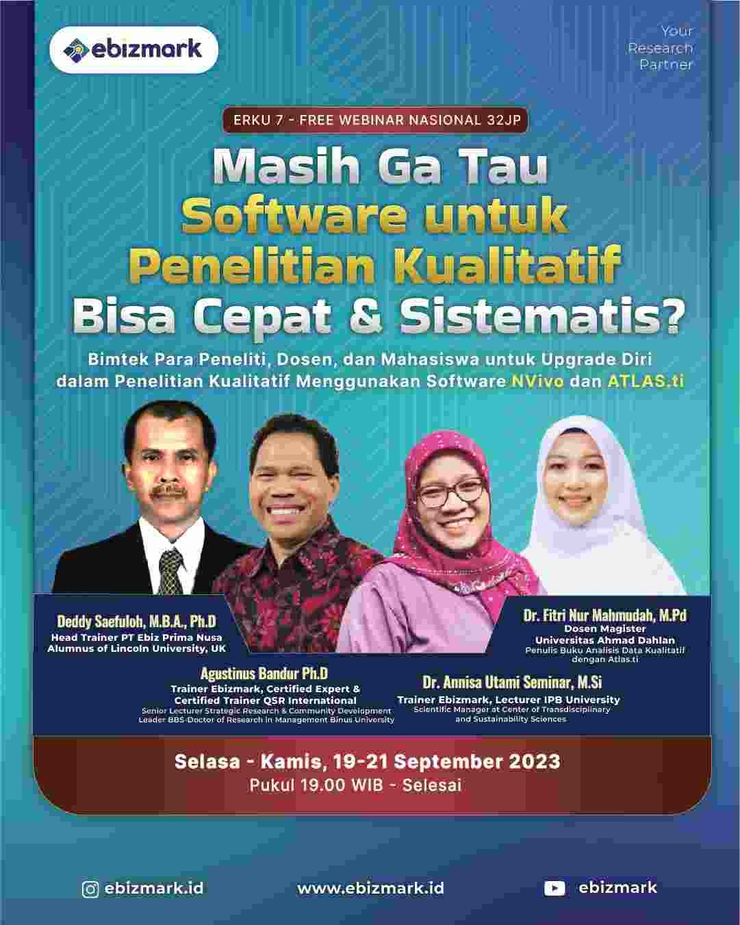 Bimtek Penelitian Kualitatif dengan Software NVIVO