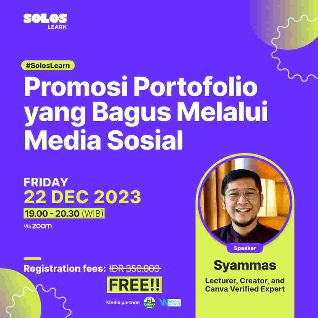Rahasia Promosi Portofolio