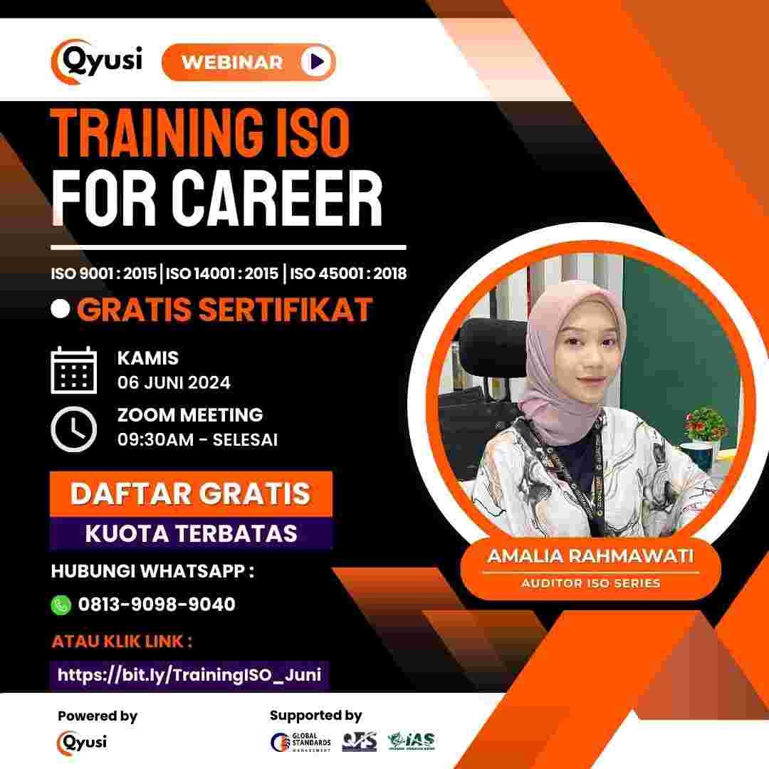 TRAINING ISO FOR CAREER