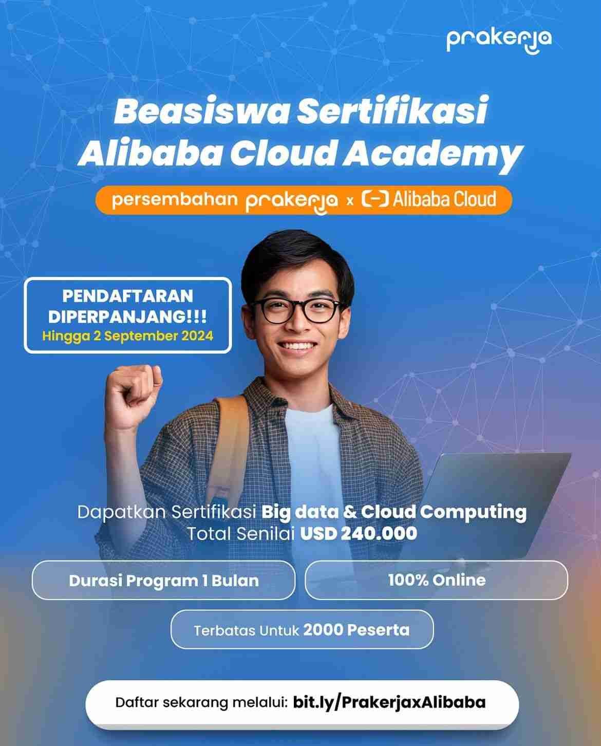 Beasiswa Sertifikasi Alibaba Cloud Academy