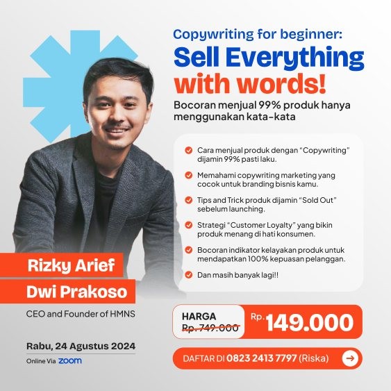 Sell Everything with words