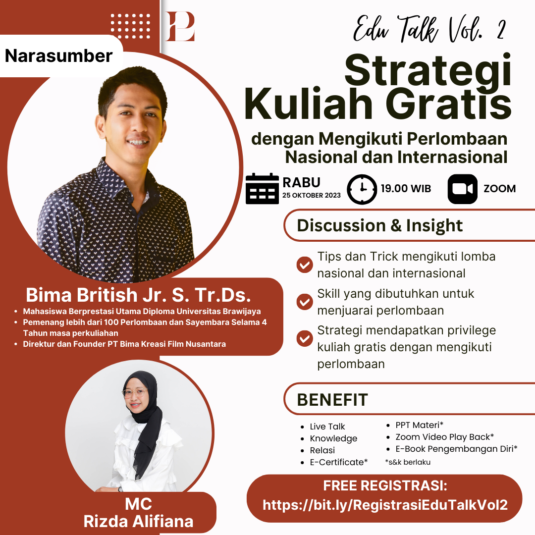 Open Registration: Edu Talk Vol. 2