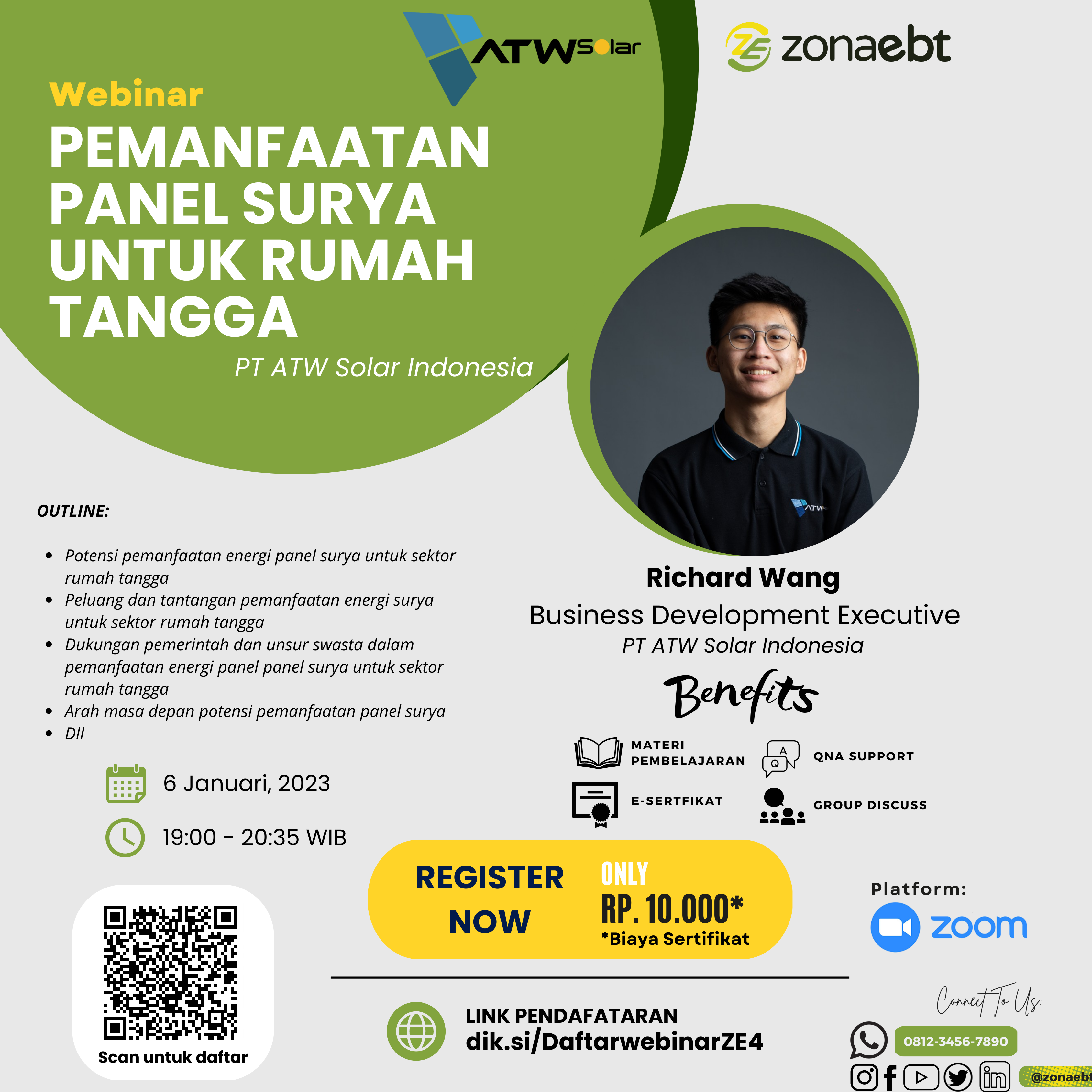 Webinar Pemanfaatan Panel Surya Untuk Rumah Tangga