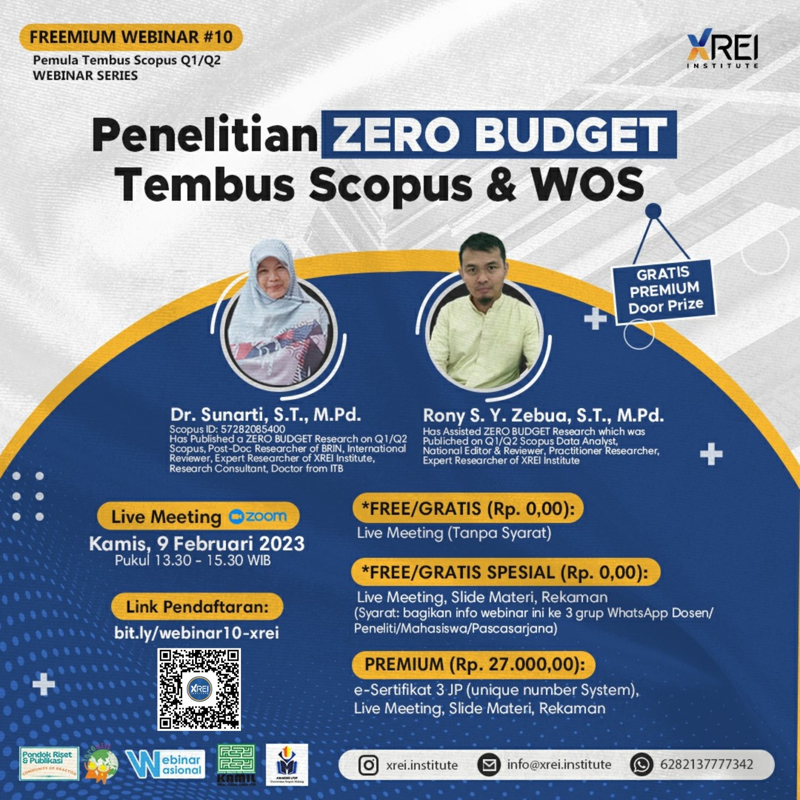 Penelitian ZERO BUDGET Tembus Scopus & WOS